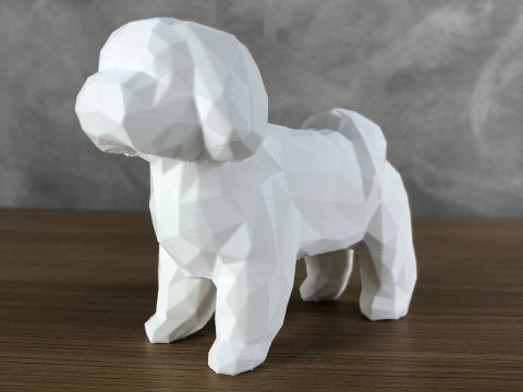 Low Poly Shih tzu Modelo de impresión 3D