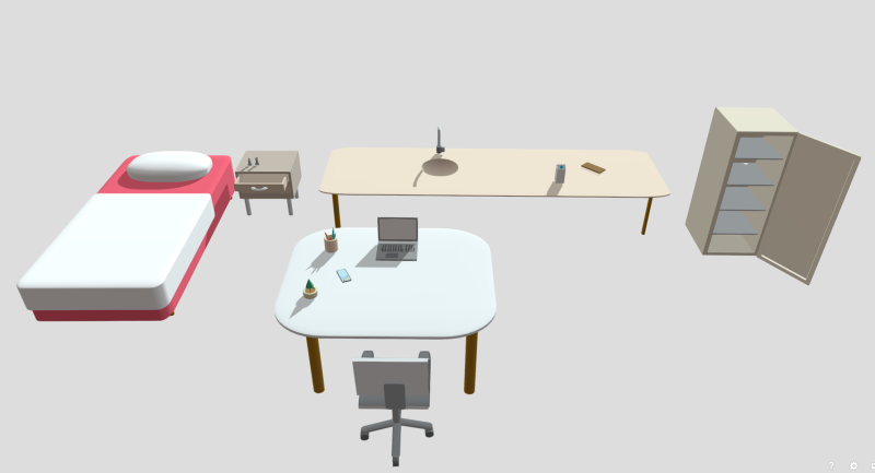 Tables computers beds phones chairs refrigerators drawers flower pots and more 3D मॉडल .c4d .max .obj .3ds .fbx .stl .blend 