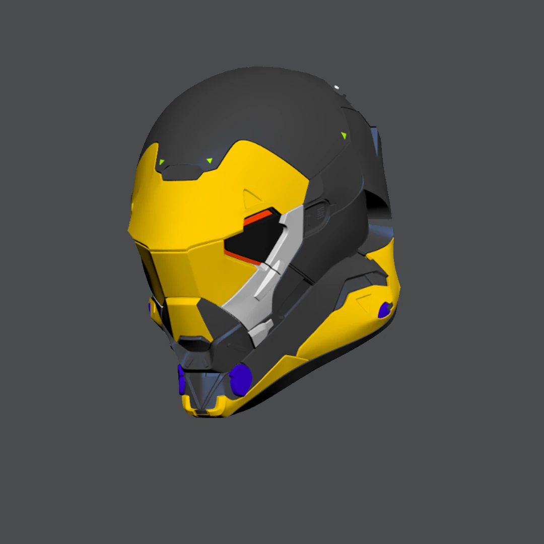 Anthem Helmet Ranger Javelin 3D Model .c4d .max .obj .3ds .fbx .stl .blend 