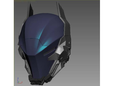 Arkham Knight Helmet 3D Model