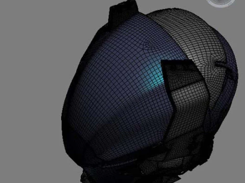 アーカムナイトヘルメット 3Dモデル