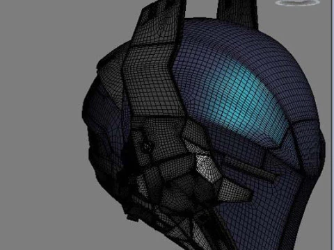 アーカムナイトヘルメット 3Dモデル