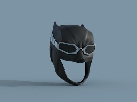 Batman Justice League Helmet 3D Model