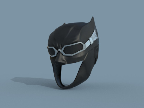 Batman Justice League Helmet Modello 3D