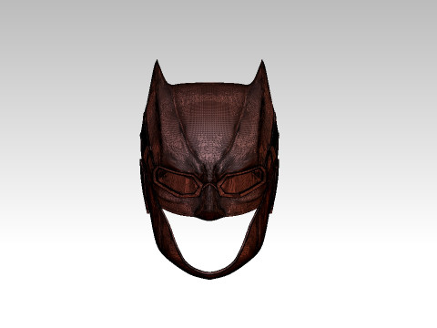 Batman Justice League Helmet Modello 3D