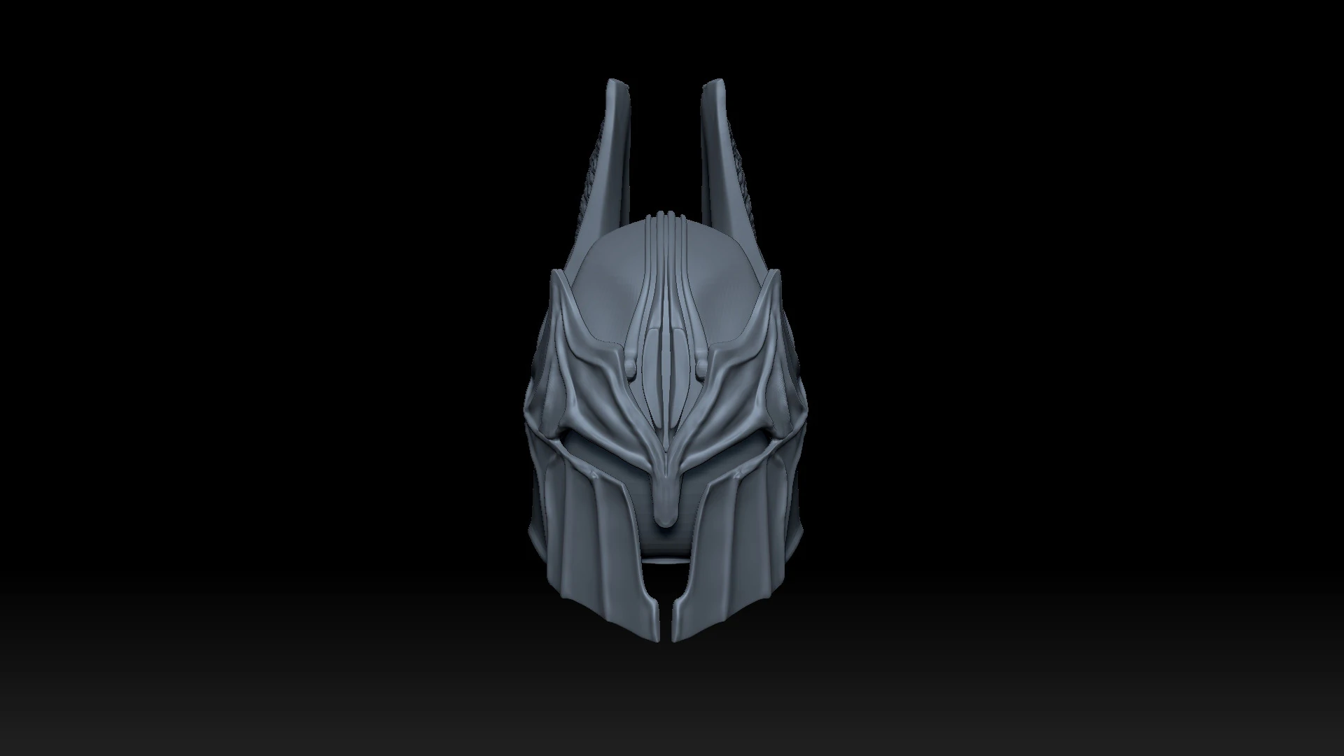 SPARTAN BATMAN HELMET 3D Model .c4d .max .obj .3ds .fbx .stl .blend