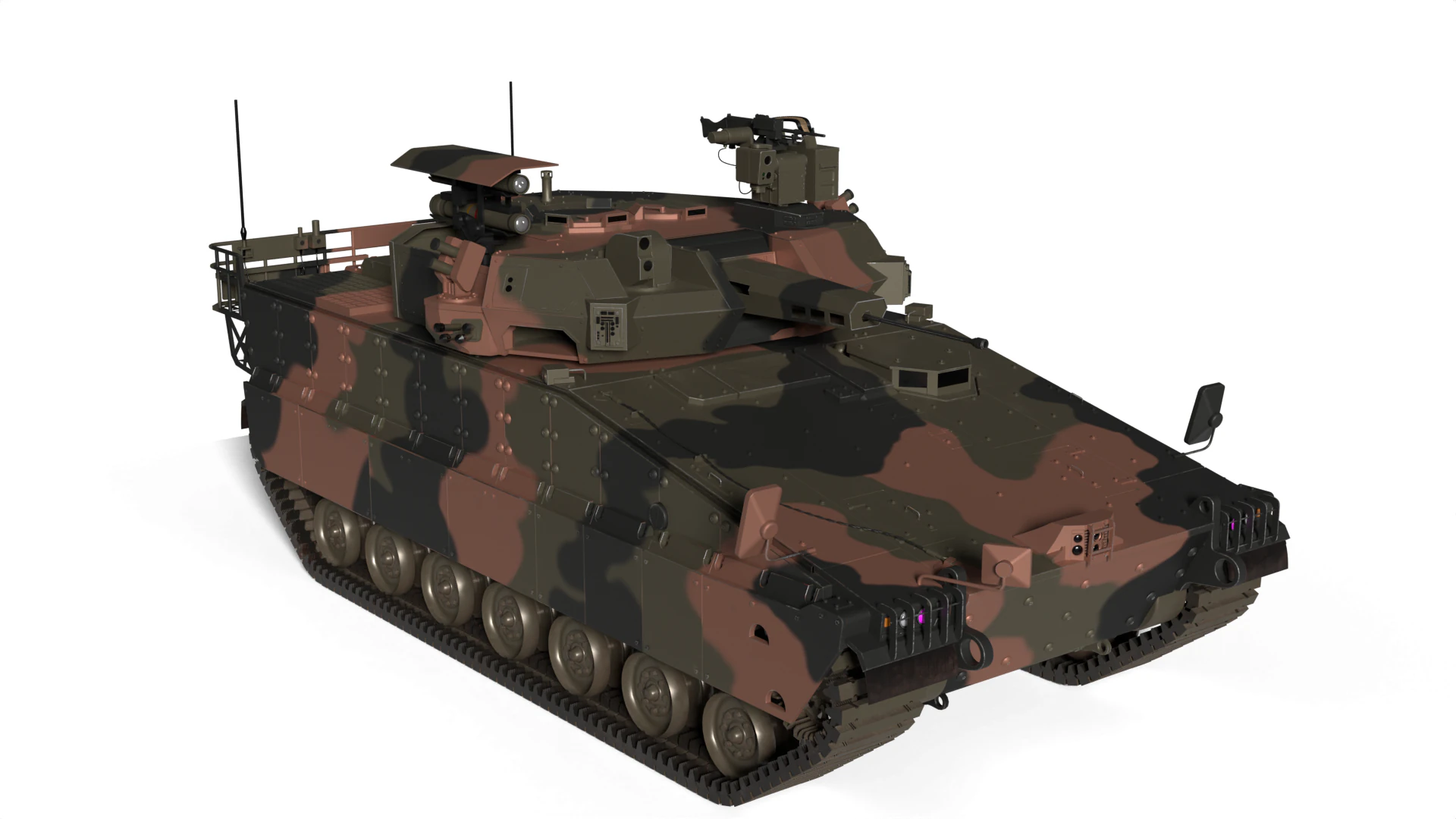 Korea Redback 3D Model .c4d .max .obj .3ds .fbx .stl .blend 