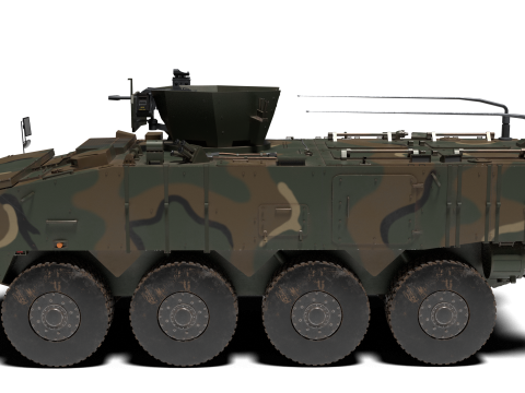 Korean Panzer K-808 3D मॉडल