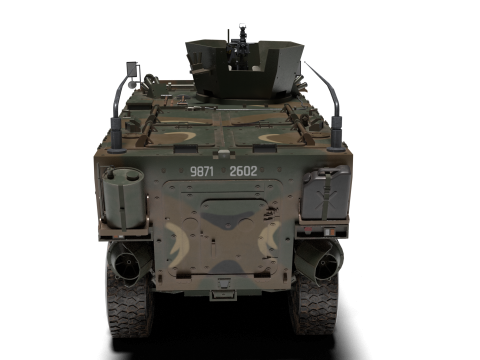 Korean Panzer K-808 3D मॉडल