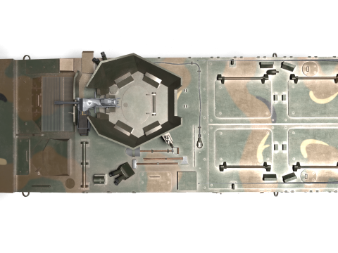 Korean Panzer K-808 3D मॉडल