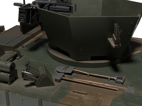 Korean Panzer K-808 3D मॉडल