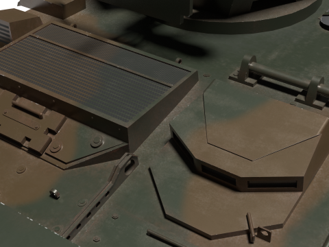 Korean Panzer K-808 3D मॉडल