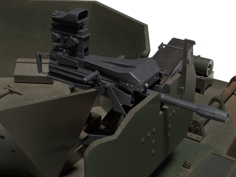 Korean Panzer K-808 3D मॉडल