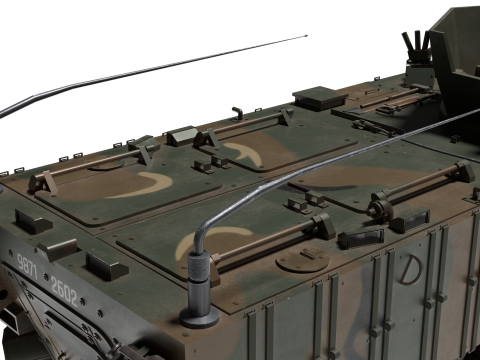 Korean Panzer K-808 3D मॉडल