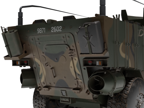 Korean Panzer K-808 3D मॉडल