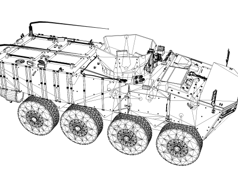 Korean Panzer K-808 3D मॉडल