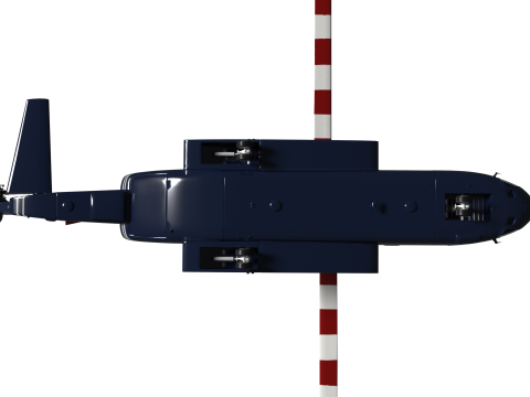 Korea presidential helicopter Model 3D