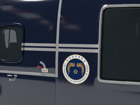 Korea presidential helicopter Model 3D