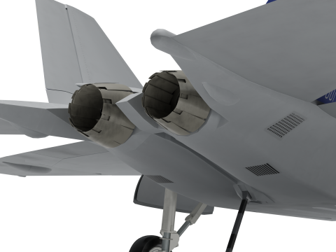 Korea KF-21N Supersonic fighter jet 3D मॉडल
