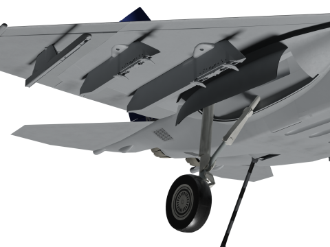 Korea KF-21N Supersonic fighter jet 3D मॉडल