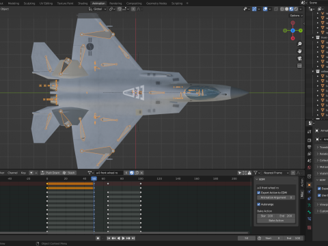 Korea KF-21N Supersonic fighter jet 3D मॉडल
