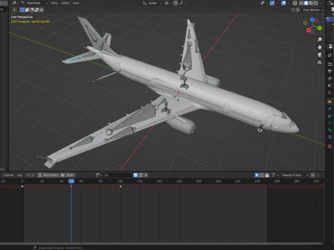 Korean Aerial refueling aircraft K-330 3D Model