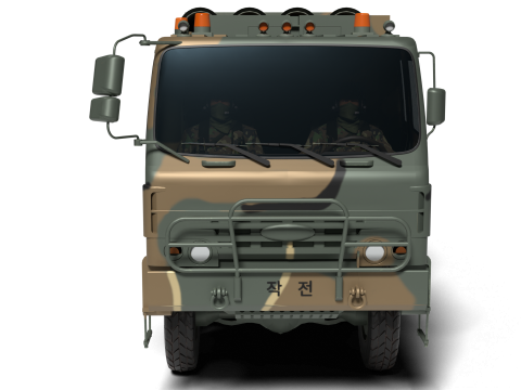 Korea Missile launcher Cheon-gung 3D मॉडल