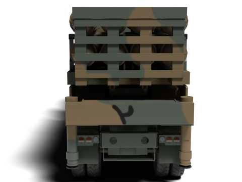 Korea Missile launcher Cheon-gung 3D मॉडल
