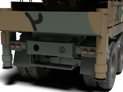 Korea Missile launcher Cheon-gung 3D मॉडल