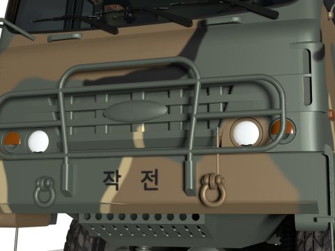 Korea Missile launcher Cheon-gung 3D मॉडल