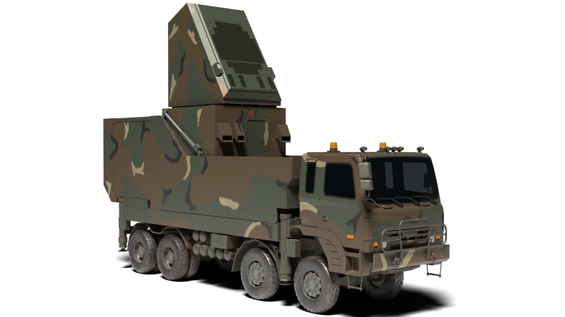 Korea Radar truck Cheongung Model 3D .c4d .max .obj .3ds .fbx .stl .blend