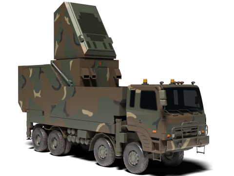 Korea Radar truck Cheongung Modelo 3D
