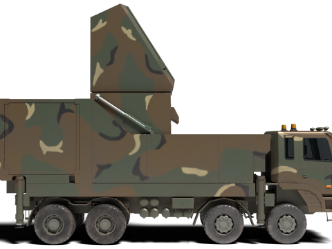 Korea Radar truck Cheongung Model 3D