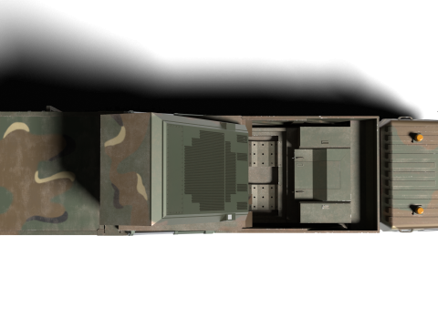Korea Radar truck Cheongung Model 3D
