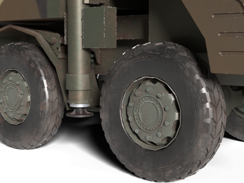 Korea Radar truck Cheongung Model 3D