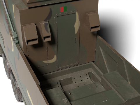 Korea Radar truck Cheongung Model 3D