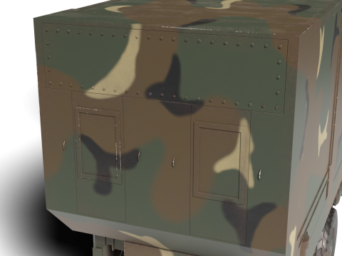 Korea Radar truck Cheongung Model 3D
