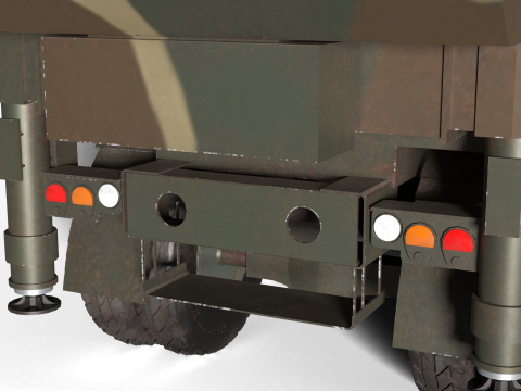 Korea Radar truck Cheongung Model 3D