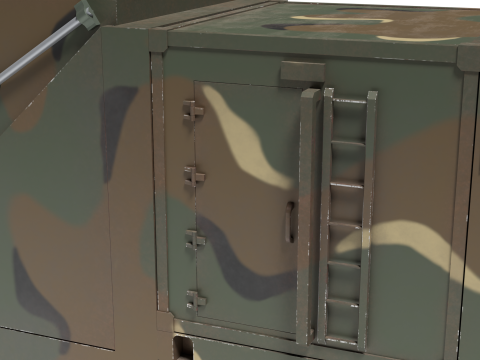 Korea Radar truck Cheongung Model 3D