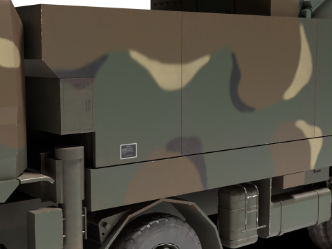 Korea Radar truck Cheongung Model 3D