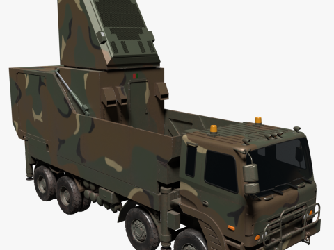 Korea Radar truck Cheongung Model 3D