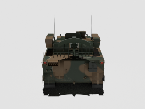 Korea Self-propelled anti-aircraft missile Biho 3D 模型