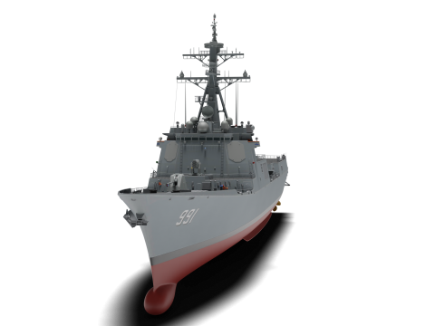 King Sejong class destroyer 3D Model