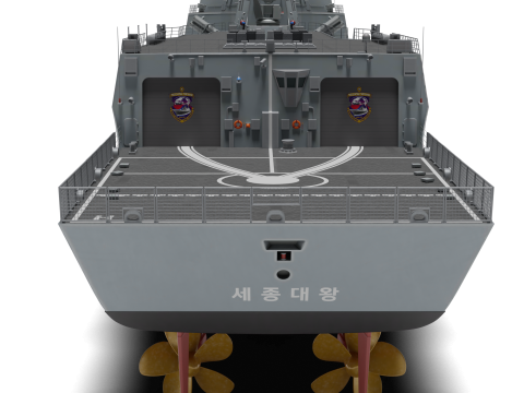 King Sejong class destroyer 3D Model