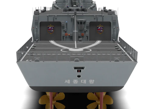 King Sejong class destroyer 3D Model