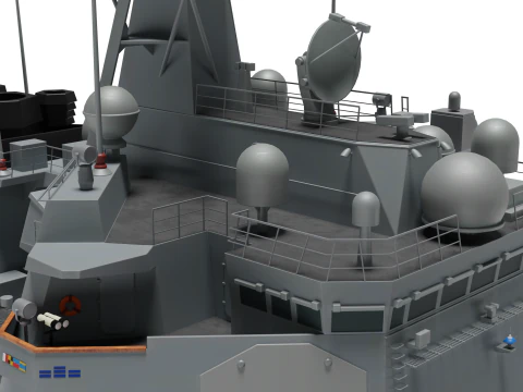 King Sejong class destroyer 3D Model