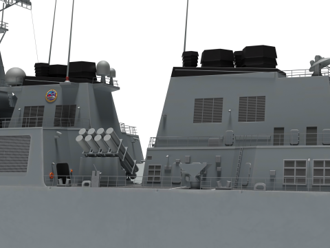 King Sejong class destroyer 3D Model