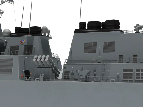 King Sejong class destroyer 3D Model