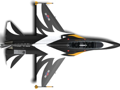 Aerobatics Black Eagles 3D Model