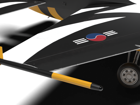 Aerobatics Black Eagles 3D Model
